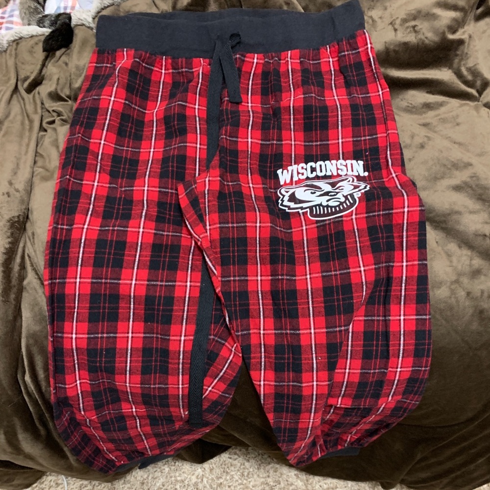 Cute wisconsin badger pajama pants!